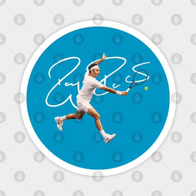 Roger Federer Autograph Magnet by inkstyl